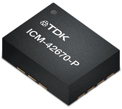 TDK InvenSense ICM-42670-P 6轴运动传感器（3轴加速度计+3轴陀螺仪）